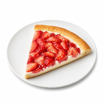 Pizza Inn Desserts Strawberry Pizzert Giant 1 Slice