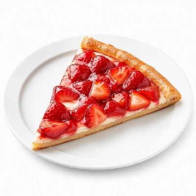 Pizza Inn Desserts Strawberry Pizzert Individual 1 Slice