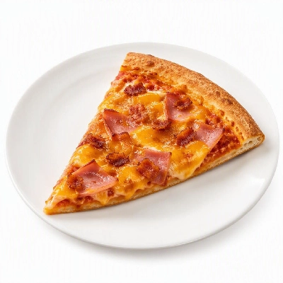 Pizza Inn Pizzas Bacon Cheddar Ham Individual Italian Style Crust 1 Slice