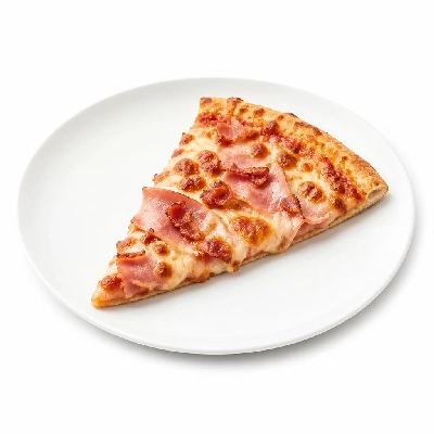 Pizza Inn Pizzas Bacon Cheddar Ham Medium Italian Style Crust 1 Slice
