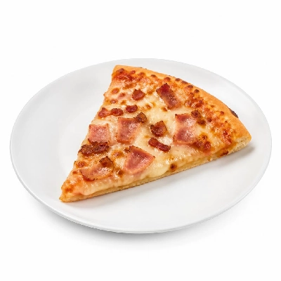 Pizza Inn Pizzas Bacon Cheddar Ham Medium New York Crust 1 Slice