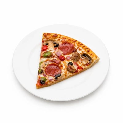 Pizza Inn Pizzas Everything Monster Individual New York Crust 1 Slice
