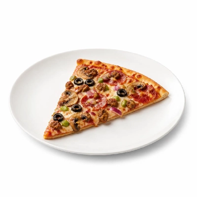 Pizza Inn Pizzas Everything Monster Individual Thin Crust 1 Slice