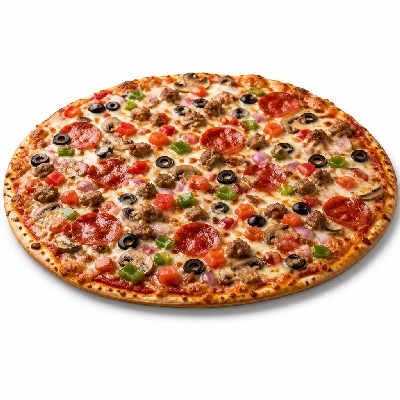 Pizza Inn Pizzas Everything Monster Medium Thin Crust