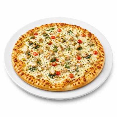 Pizza Inn Pizzas Italian Alfredo Medium