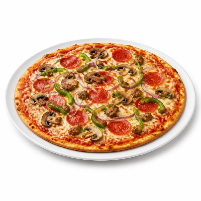 Pizza Inn Pizzas à La Carte Individual Thin Crust 2 or More Toppings