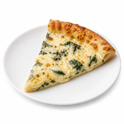 Pizza Inn Pizzas Spinach Cheese Alfredo Medium 1 Slice