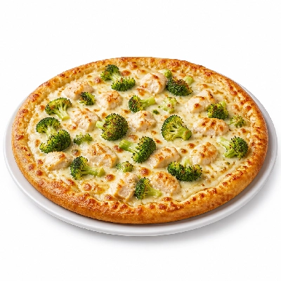 Pizza Ranch Large Pizza Chicken Broccoli Alfredo Skillet Crust