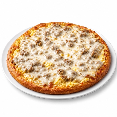 Pizza Ranch Large Pizza Sausage Gravy Skillet Crust Breakfast