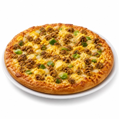 Pizza Ranch Large Pizza Sausage Pepper & Onions Original Crust Breakfast