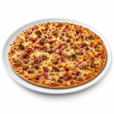 Pizza Ranch Medium Pizza Bacon & Sausage Thin Crust Breakfast Buffet
