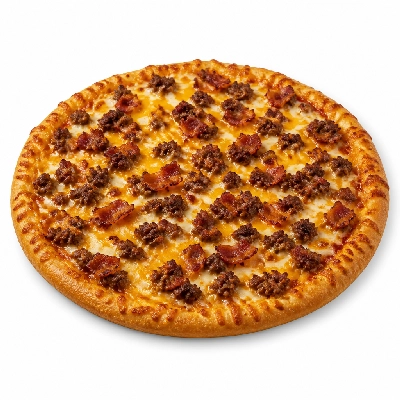 Pizza Ranch Medium Pizza Bacon Cheeseburger Original Crust Buffet