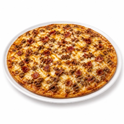 Pizza Ranch Medium Pizza Bacon Cheeseburger Thin Crust Carry-Out