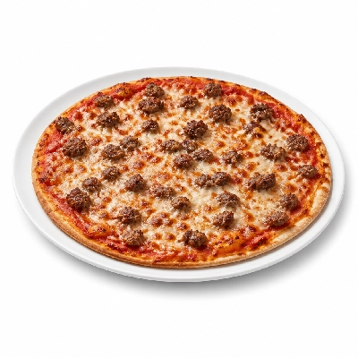 Pizza Ranch Medium Pizza Beef Thin Crust Buffet