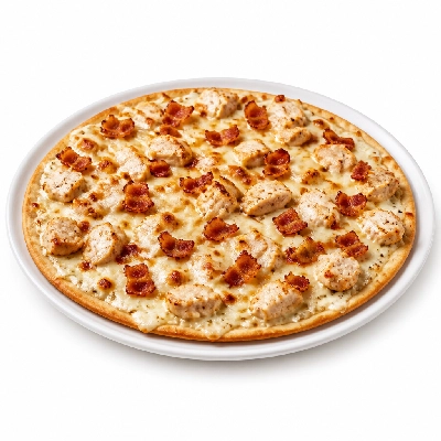 Pizza Ranch Medium Pizza Chicken Bacon Ranch Thin Crust Buffet