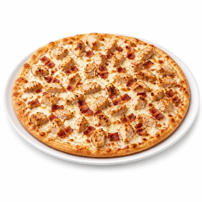 Pizza Ranch Medium Pizza Chicken Bacon Ranch Thin Crust Carry-Out
