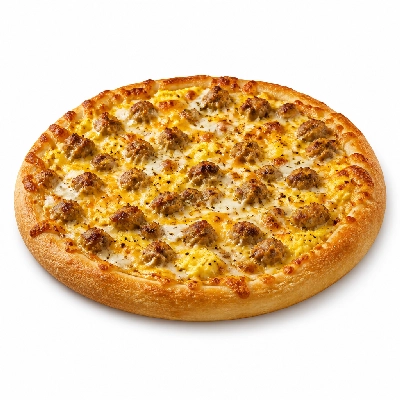 Pizza Ranch Medium Pizza Garlic Sausage Original Crust Breakfast Carry-Out
