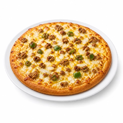 Pizza Ranch Medium Pizza Sausage Peppers and Onions Original Crust Breakfast Carry-Out