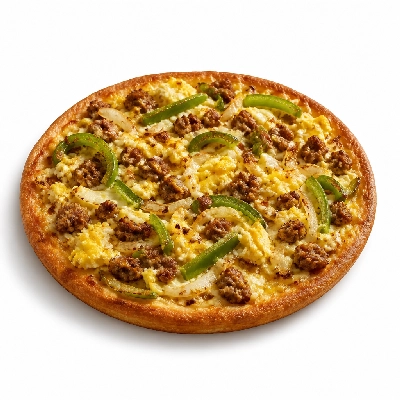 Pizza Ranch Medium Pizza Sausage Peppers and Onions Skillet Crust Breakfast Carry-Out