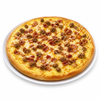 Pizza Ranch Small Pizza Bacon & Sausage Skillet Crust Breakfast