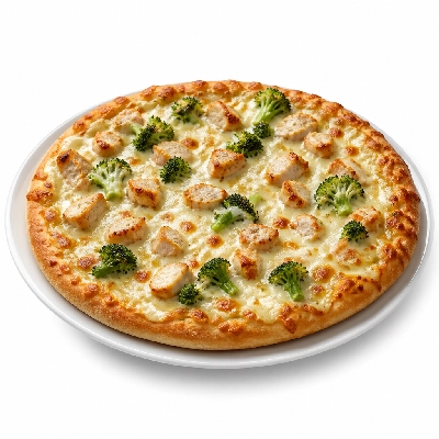 Pizza Ranch Small Pizza Chicken Broccoli Alfredo Skillet Crust