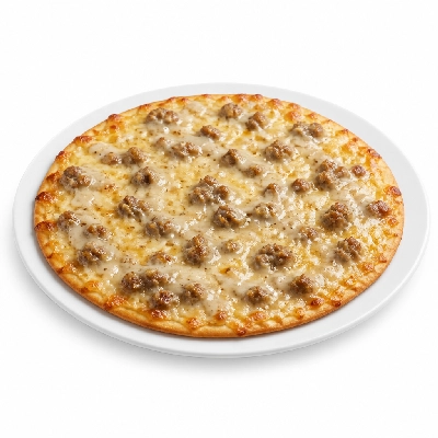 Pizza Ranch Small Pizza Sausage and Gravy Thin Crust Breakfast