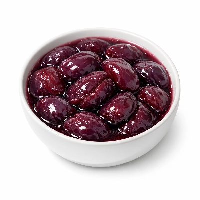 Plums canned purple heavy syrup pack solids and liquids