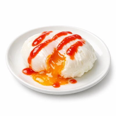 Poached Egg with Hot Sauce