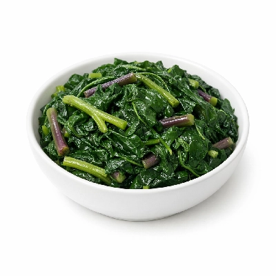 Pokeberry shoots poke cooked boiled drained with salt