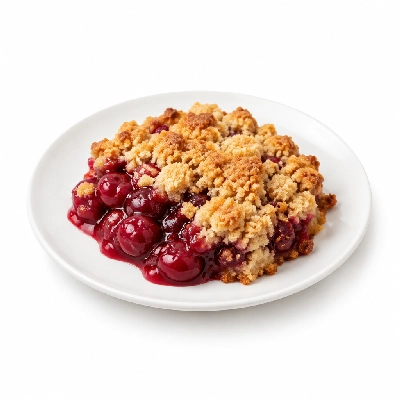 Ponderosa & Bonanza Steakhouse All You Can Eat Buffet Cherry Cobbler with Crumb Topping