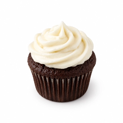 Ponderosa & Bonanza Steakhouse All You Can Eat Buffet Chocolate Cupcake with Cream Cheese Icing