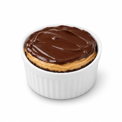 Ponderosa & Bonanza Steakhouse All You Can Eat Buffet Chocolate Peanut Butter Pie Ramekin