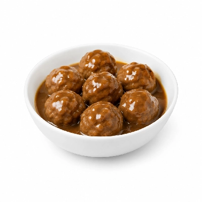 Ponderosa & Bonanza Steakhouse All You Can Eat Buffet Meatballs in Gravy