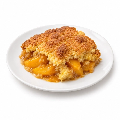Ponderosa & Bonanza Steakhouse All You Can Eat Buffet Peach Cornbread Cobbler