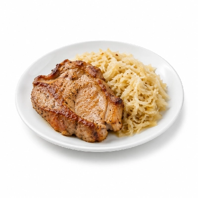 Ponderosa & Bonanza Steakhouse All You Can Eat Buffet Pork and Sauerkraut German Style