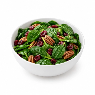 Ponderosa & Bonanza Steakhouse All You Can Eat Buffet Spinach and Cranberry Salad with Pecans