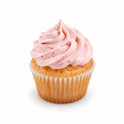 Ponderosa & Bonanza Steakhouse All You Can Eat Buffet Strawberry Cupcake with Whipped Icing
