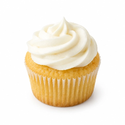 Ponderosa & Bonanza Steakhouse All You Can Eat Buffet Yellow Cupcake with White Icing