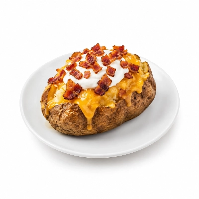 Ponderosa & Bonanza Steakhouse Loaded Baked Potato