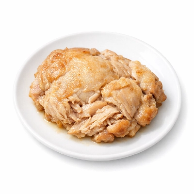 Popeyes fried chicken mild thigh meat only skin and breading removed