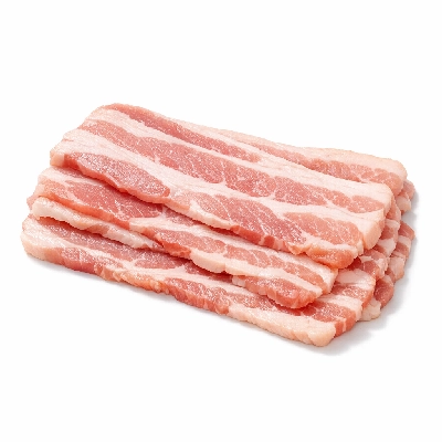 Pork bacon Canadian unprepared