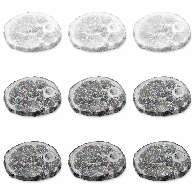 Pork cured ham and water product slice bone-in separable lean only unheated