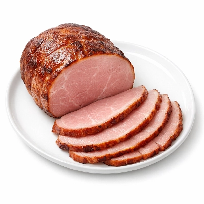 Pork cured ham boneless regular approximately 11% fat roasted