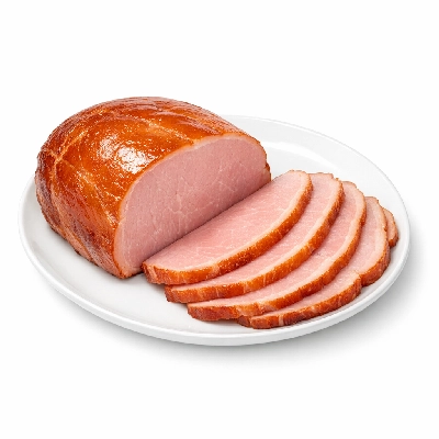 Pork cured ham extra lean approximately 4% fat canned roasted