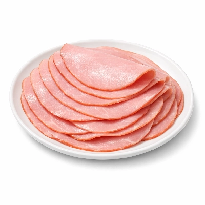 Pork cured ham extra lean approximately 4% fat canned unheated