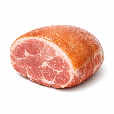 Pork cured ham -- water added whole boneless separable lean only unheated