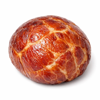 Pork cured ham whole separable lean and fat roasted