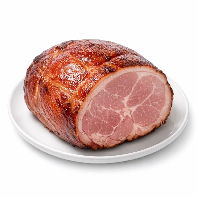 Pork cured ham whole separable lean only roasted