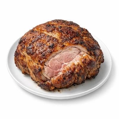 Pork cured shoulder arm picnic separable lean only roasted