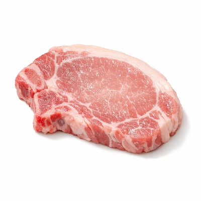 Pork fresh loin blade chops or roasts bone-in separable lean only raw